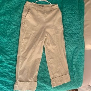 RARE// Rachel Comey x Target Wide Leg Side Zip Cream Pants